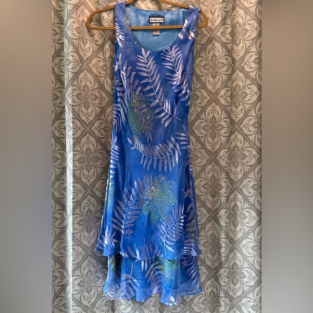 Simply Silk Dress with matching jacket, size S